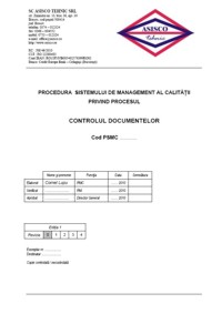 Control documente